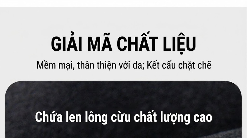 Áo Khoác Dạ Nam Trung Niên Dáng Dài Vừa Lông Cừu Màu Xám, Đen chi tiết 4