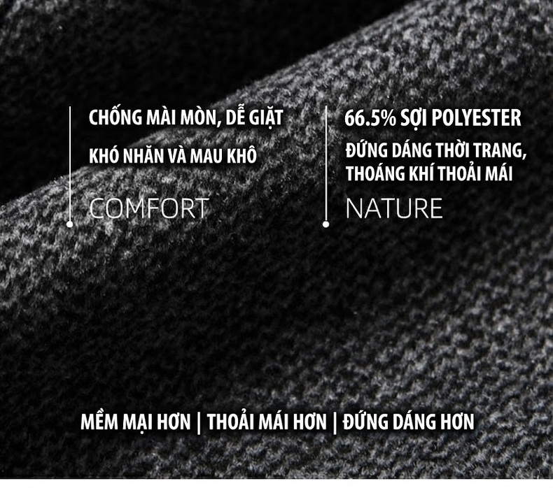 Áo Vest Nam Silk Wool (Sợi Tơ Len) Phong Cách Business Casual Chống Nhăn Màu Xám chi tiết 2