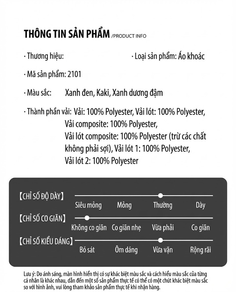 Áo Khoác Nam Cổ Bẻ Khóa Kéo Dáng Ngắn Phong Cách Doanh Nhân Màu Xanh Navy, Xám, Trắng, Xám Đậm... chi tiết 10
