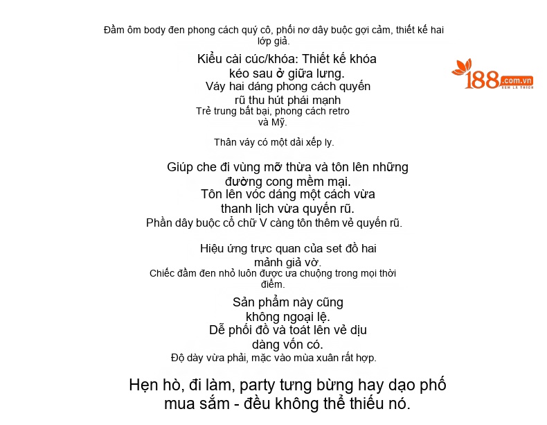 Váy Ôm Body Nữ Dài Tay Cổ chữ Vuông Dây Rút Nhún Bèo Gợi Cảm Màu Đen chi tiết 2
