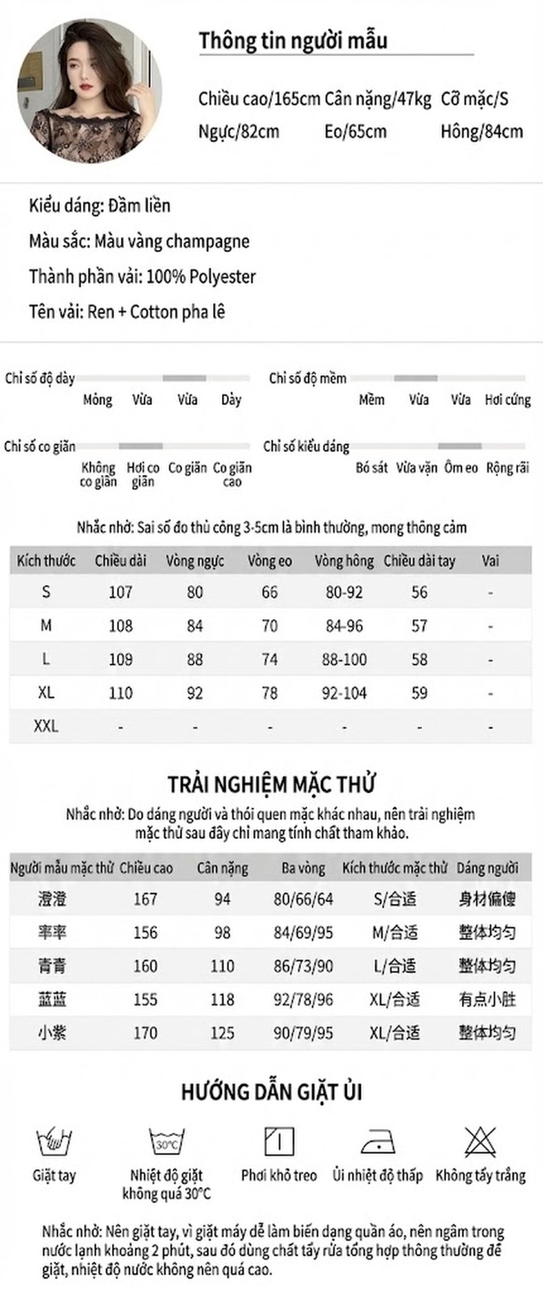 Đầm Ôm Body Nữ Cổ Trễ Tay Dài Phối Ren Thiết Kế Thu Đông Màu Đen, Nude chi tiết 2