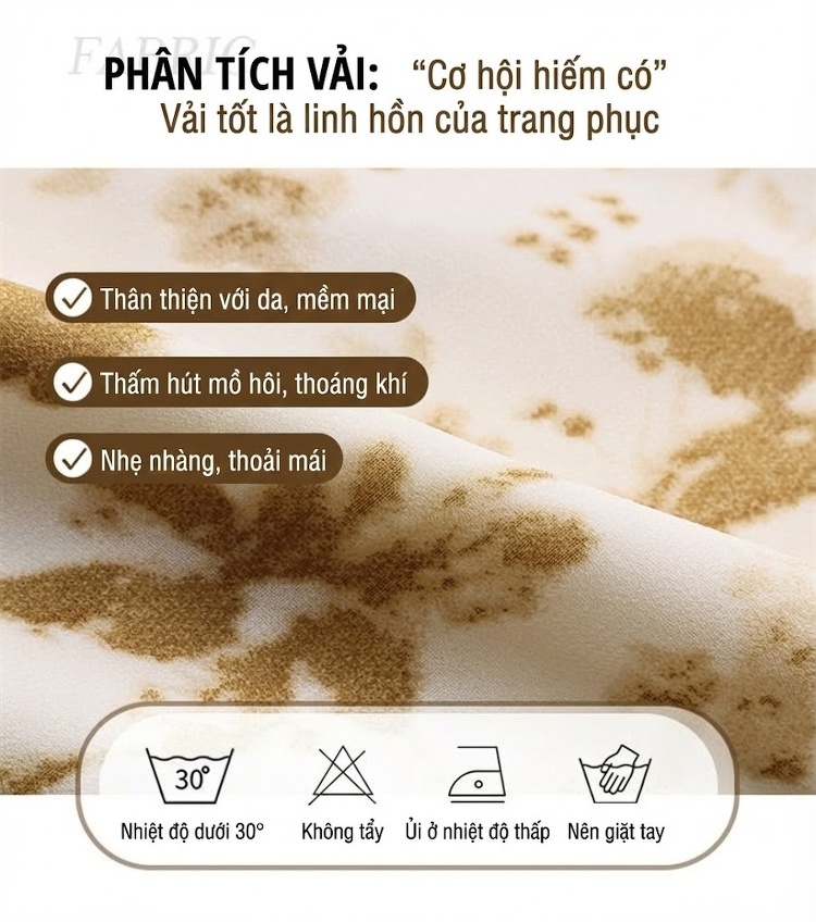 Váy Sơ Mi Nữ dáng chữ A Midi Tay Ngắn Họa Tiết Hoa Nhí Thắt Eo Thanh Lịch Màu Trắng, Vàng chi tiết 10
