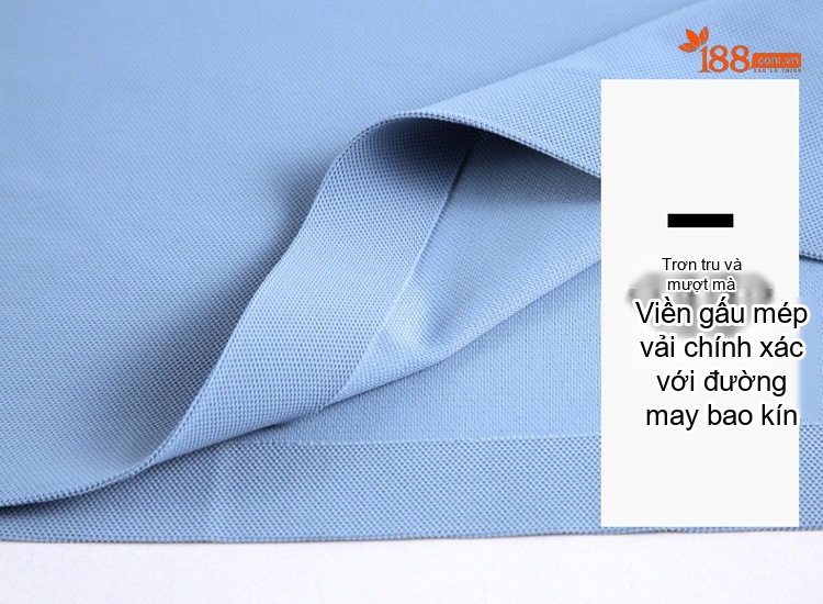 Áo Polo Nam Lụa Tằm Cao Cấp Form Rộng Chống Nhăn Màu Đỏ Cam, Trắng, Xanh Da Trời, Xanh... chi tiết 36