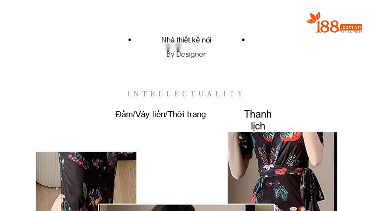 Váy Midi Nữ Tay Ngắn Thắt Eo Dáng Ôm Vải Voan Mỏng Nhẹ Họa Tiết Hoa Lá Màu Đen, Trắng, Tím... chi tiết 1