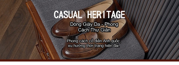 Giày Lười Nam Da Bò Thoáng Khí Chiều Cao Đế Khoảng 3cm Màu Đen, Nâu chi tiết 1