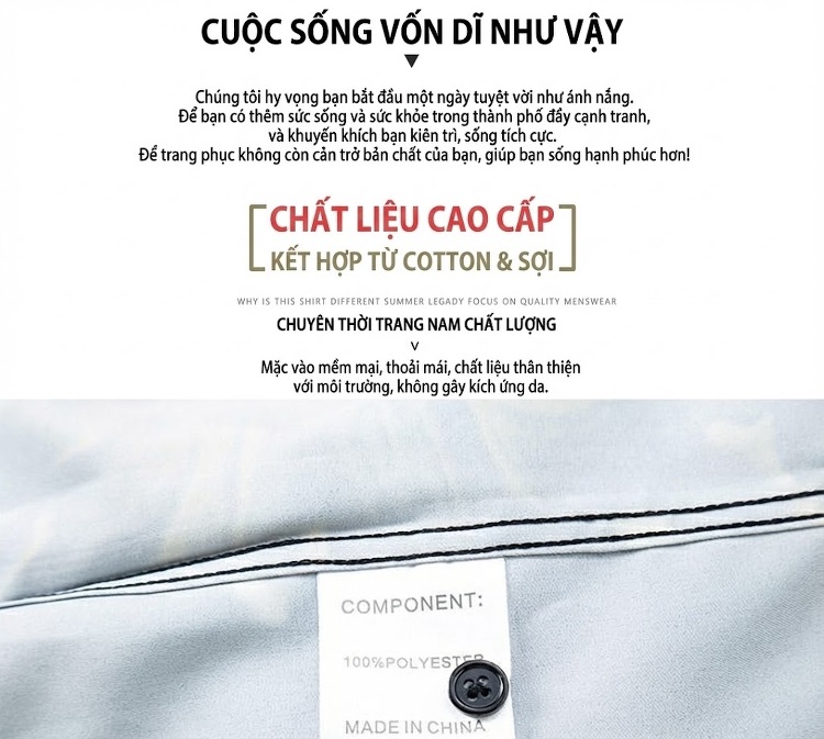Áo Sơ Mi Dài Tay Nam In Họa Tiết Kỹ Thuật Số Chống Nhăn Màu Đen, Vàng chi tiết 3