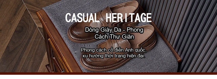Giày Lười Nam Da Thật Thoáng Khí Đế Mềm Phong Cách Anh Quốc Chiều Cao Đế Khoảng 3cm Màu Đen, Nâu chi tiết 1
