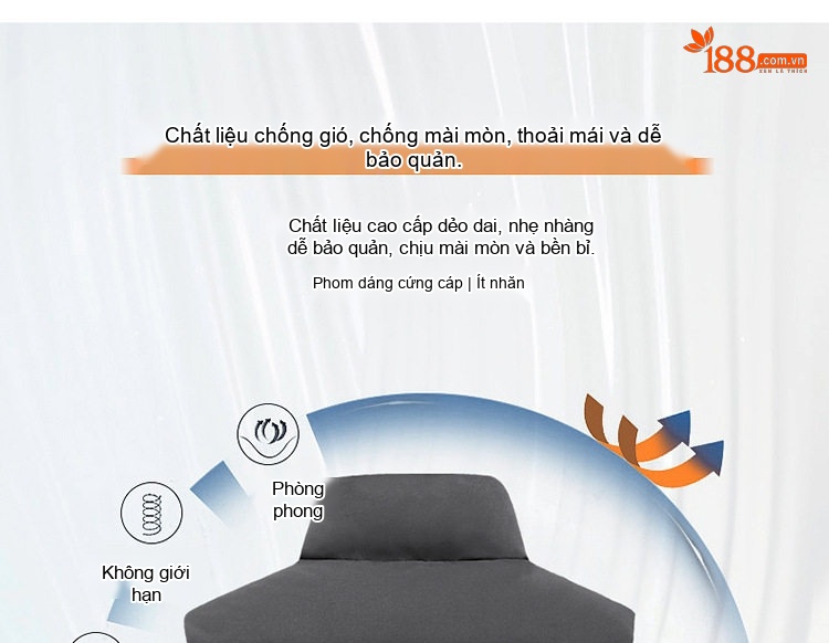 Áo Gile Bông Nam/Nữ Dáng Ngắn Cổ Cao Giữ Ấm Màu Kem, Xanh Rêu, Vàng, Đỏ... chi tiết 2
