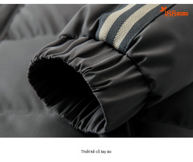 Áo Khoác Cotton Nam Dáng Rộng Có Mũ Trùm Đầu Dày Dặn Phong Cách Đường Phố Màu Đen, Xám, Kem... chi tiết 21