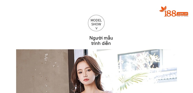 Váy Dự Tiệc Nữ dáng chữ A Tay Bồng Thường Ngày/Đi Tiệc Màu Hồng chi tiết 8