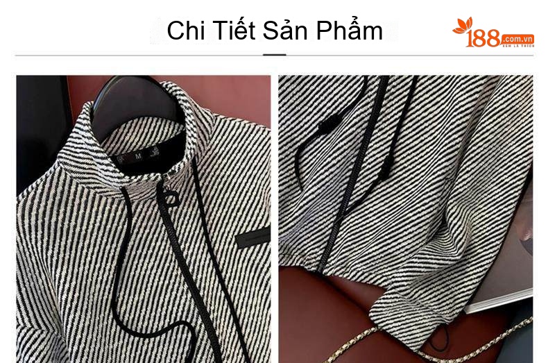Bộ Đồ Thu Đông Nữ Áo Khoác Quần Dài Phong Cách Thể Thao Năng Động Màu Xám chi tiết 4