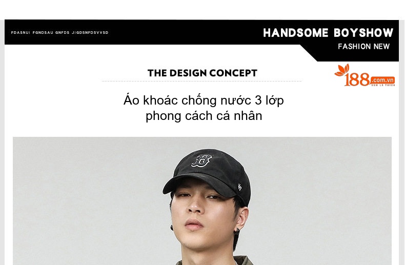 Áo Khoác Bomber Nam Chống Nước Lót Lông Cừu Giữ Ấm Phong Cách Mỹ chi tiết 1