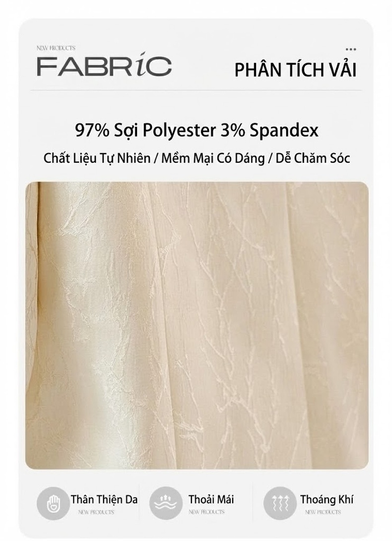 Áo Khoác Lửng Trung Hoa Cổ Điển Tay Dài Khuy Nút Thắt Jacquard Màu Trắng, Đen chi tiết 12