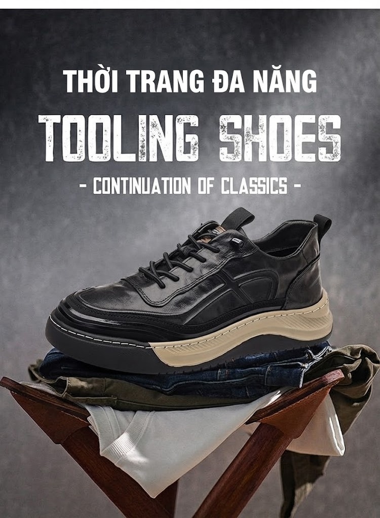 Giày Thể Thao Buộc Dây Nam Da Bóng Chiều Cao Đế Khoảng 4cm Màu Đen, Nâu chi tiết 7