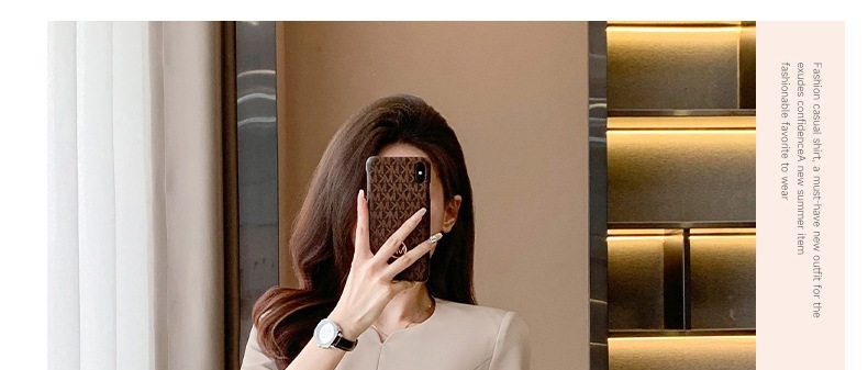 Bộ Vest Công Sở Nữ Tay Lỡ Thiết Kế Peplum Thanh Lịch Màu Be, Đen, Xanh Navy chi tiết 18
