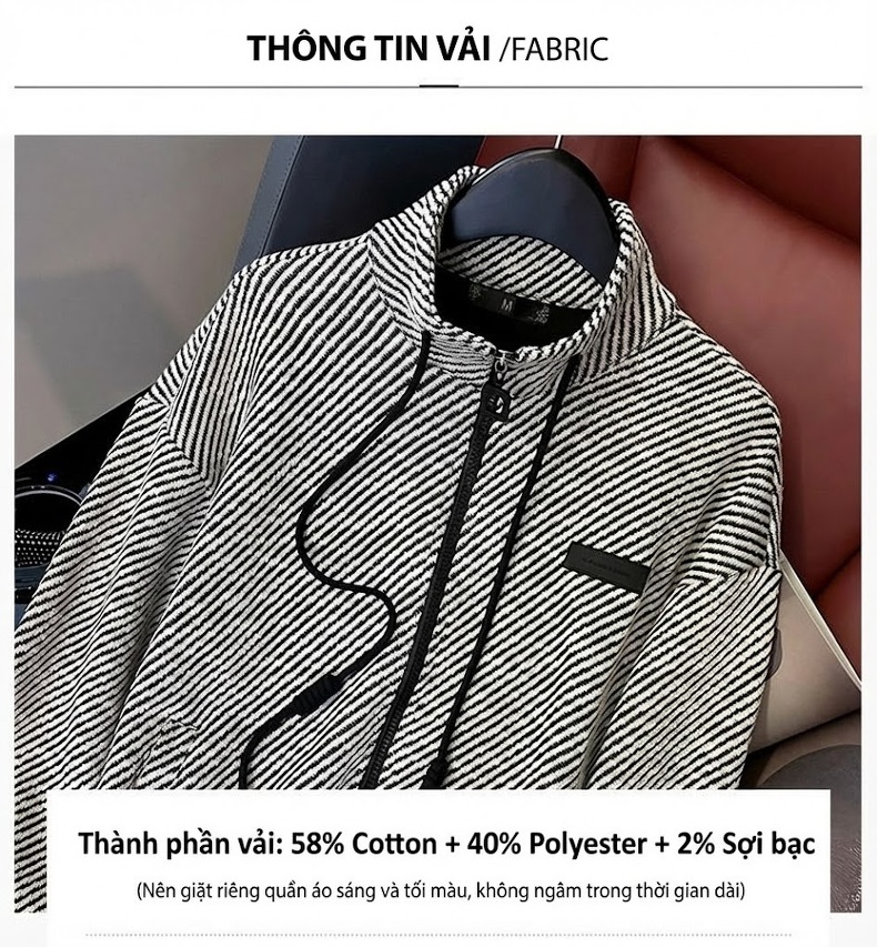 Bộ Đồ Thu Đông Nữ Áo Khoác Quần Dài Phong Cách Thể Thao Năng Động Màu Xám chi tiết 2