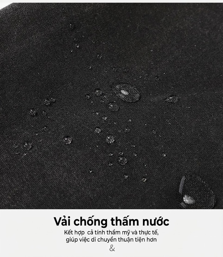 Túi Đeo Chéo Nam Vải Canvas Phối Da Bò Phong Cách Retro Đựng Máy Ảnh chi tiết 5