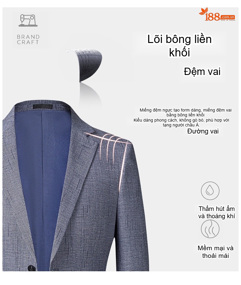 Áo Vest Nam Phong Cách Hàn Quốc Mỏng Nhẹ Thời Trang Màu Xám Xanh chi tiết 8