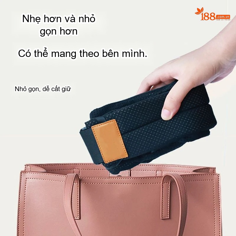 Túi Tote Nữ Da Thật Đựng Vừa A4, Túi Đeo Vai Công Sở Lớn Màu Đen chi tiết 4