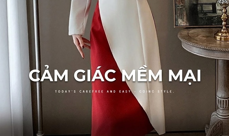 Váy Liền Thân Nữ Công Sở Dáng Ôm Thanh Lịch Màu Trắng, Đỏ chi tiết 4