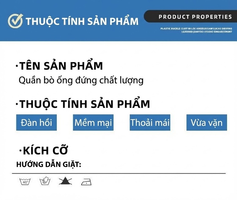 Quần Jean Nam Ống Đứng Co Giãn Màu Xanh Mờ, Xanh Đậm, Xám chi tiết 10