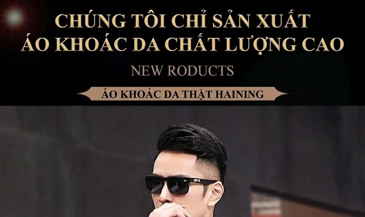 Áo Khoác Da Cừu Nam Trung Niên Cổ Bẻ Phong Cách Hàn Quốc Màu Đen chi tiết 4