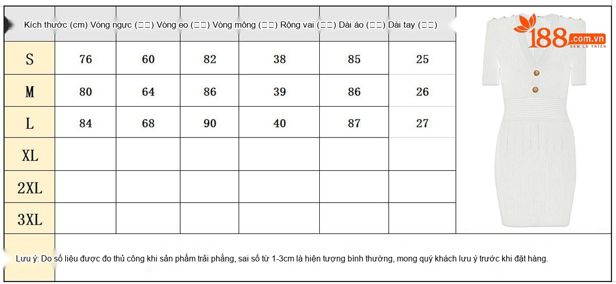 Đầm Ngắn Tay Ôm Dáng Cổ Chữ V Vải Dệt Kim Cao Cấp Thời Trang Nữ Màu Trắng, Đen, Xanh Lam chi tiết 1
