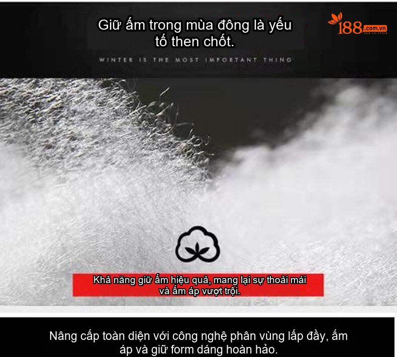 Áo Khoác Phao Nam Cotton Dáng Rộng Phong Cách Hàn Quốc Màu Đen, Trắng, Kem, Hồng... chi tiết 5