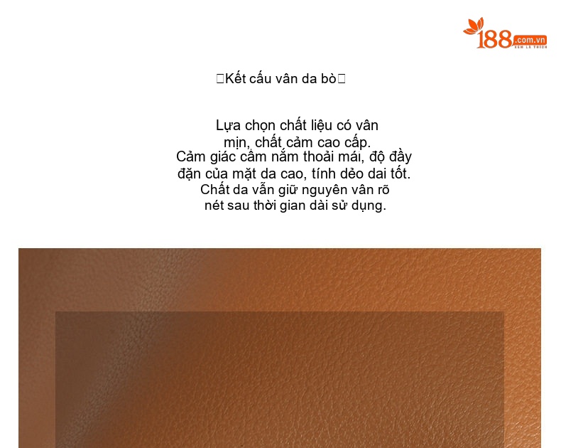 Túi Tote Cánh Da Thật Dung Tích Lớn Đeo Vai Dáng Công Sở Màu Nâu, Xanh Dương, Trắng chi tiết 12