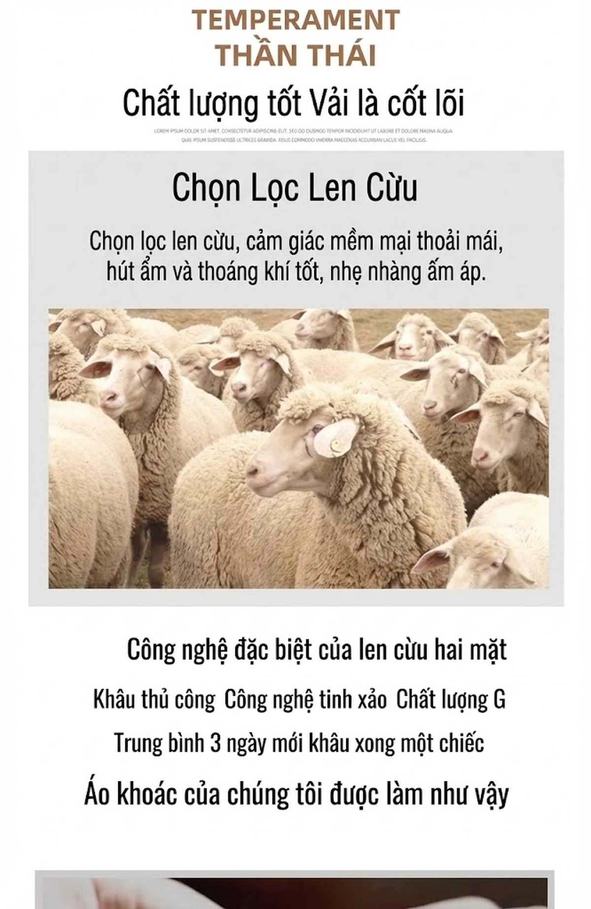 Áo Khoác Nữ Lông Cừu Hai Mặt Phong Cách Tiểu Thư Thanh Lịch Màu Xanh Lá chi tiết 9