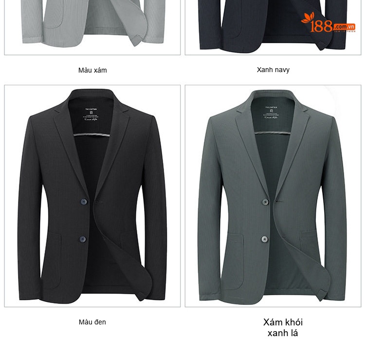 Áo Vest Nam Mỏng Nhẹ Thoáng Khí Kiểu Dáng Thời Trang Màu Đen, Xám, Xanh Rêu... chi tiết 8