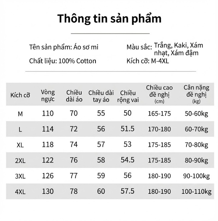 Áo Sơ Mi Nam Oxford Cotton Dáng Rộng Phong Cách Retro Màu Xám, Trắng, Nâu chi tiết 4
