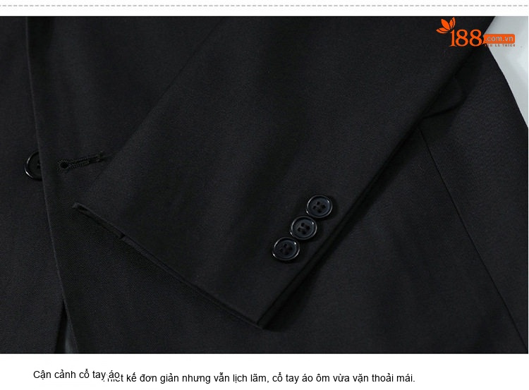 Bộ Vest Nam 3 Món Cộc Tay Dáng Ôm Phong Cách Hàn Quốc Màu Đen, Trắng, Đỏ Rượu Vang, Xanh Navy... chi tiết 27
