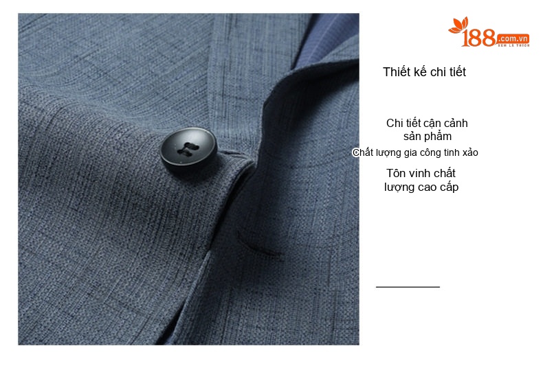 Áo Vest Nam Trung Niên Vải Dệt Kim Phong Cách Doanh Nhân Màu Xám Xanh chi tiết 7