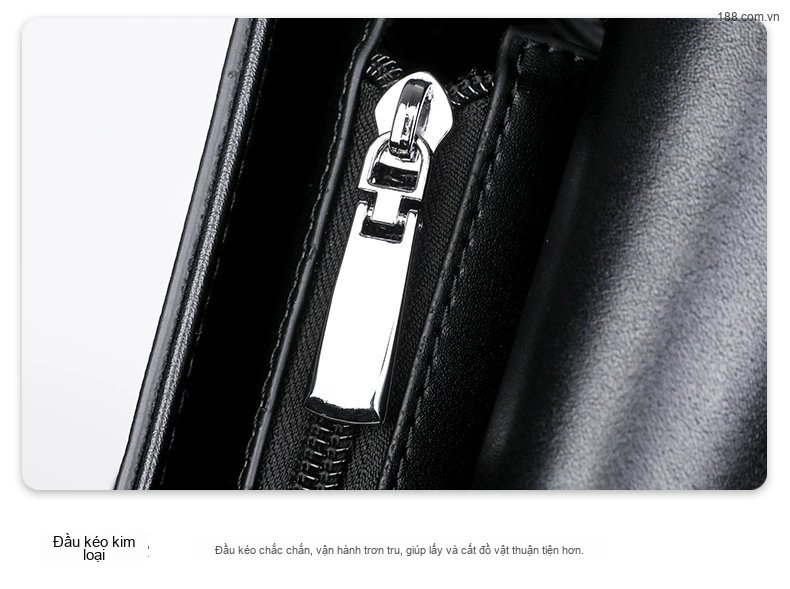 Túi Xách Tay Nam Công Sở Da Mềm Đựng Laptop Cỡ Lớn Màu Đen, Nâu chi tiết 31