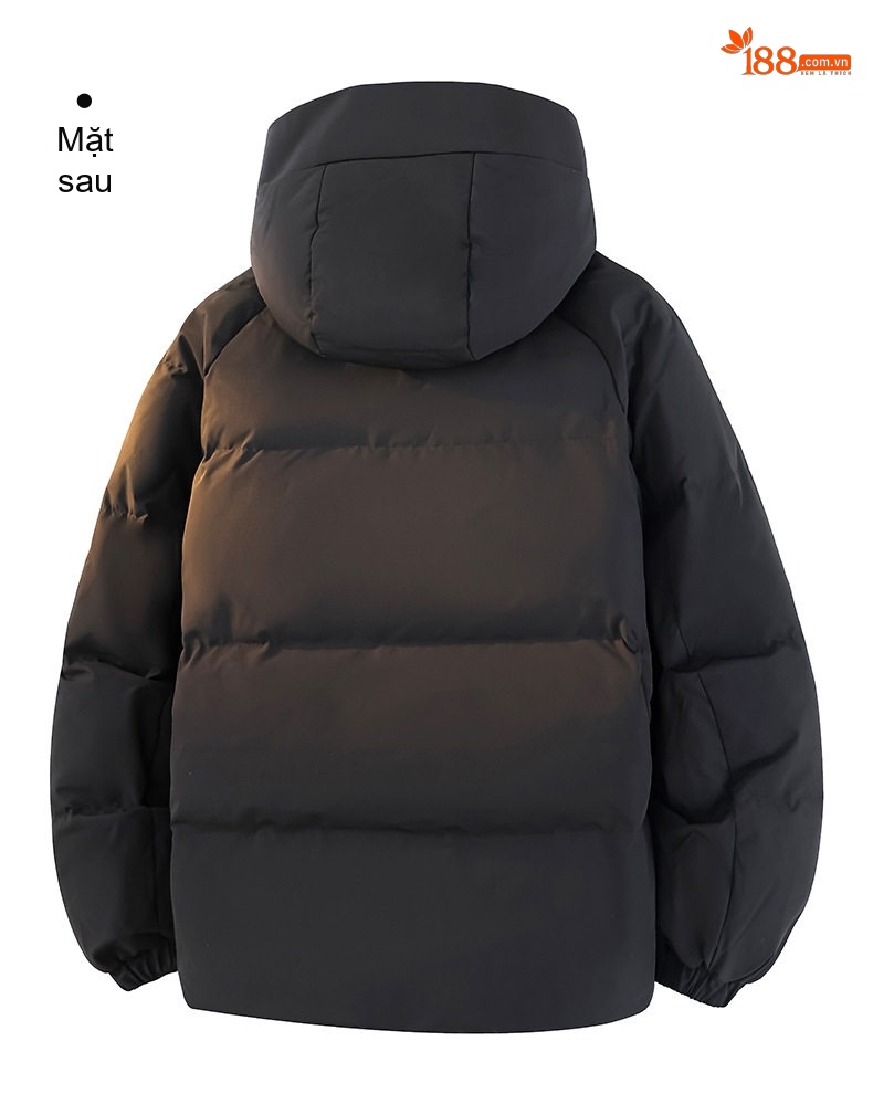 Áo Phao Nam/Nữ 90% Lông Nhung Áo Khoác Parka Dáng Rộng Có Mũ Trùm Đầu Màu Trắng Kem, Đen, Vàng, Nâu chi tiết 14