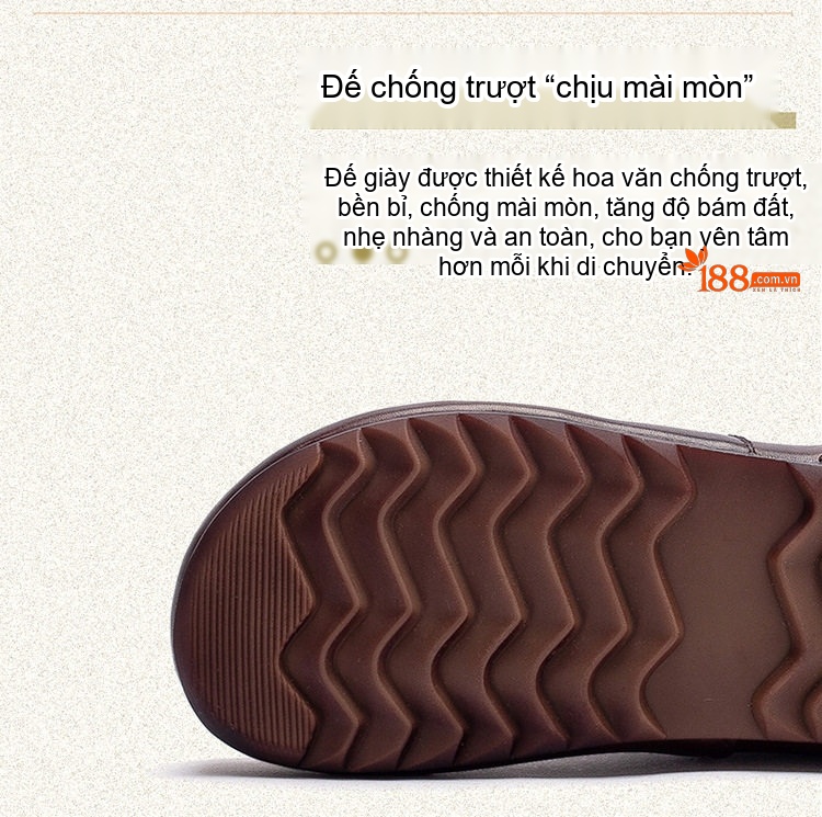 Boot Nữ Da Bò Cổ Ngắn Phong Cách Anh Chiều Cao Đế Khoảng 2cm Màu Nâu, Xám chi tiết 5