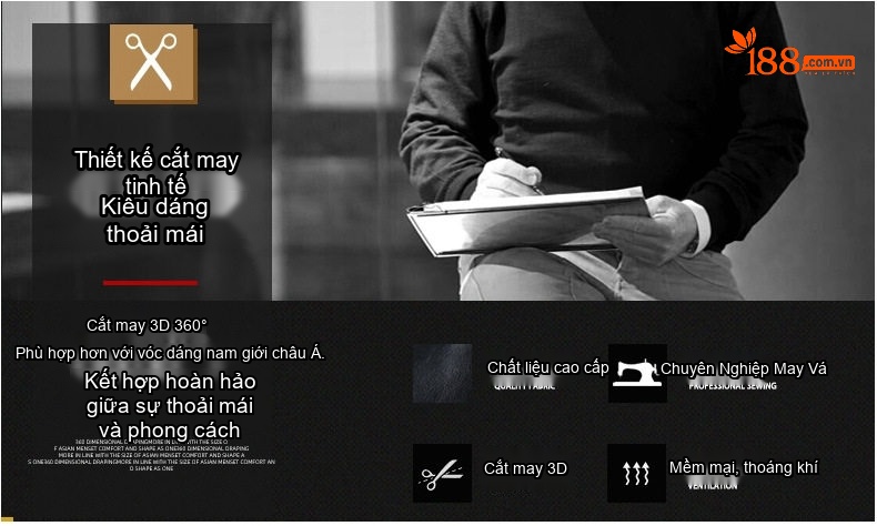 Áo Khoác Da Thật Nam Trung Niên Dáng Ôm Vừa Vặn Màu Đen chi tiết 2