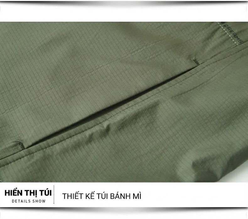 Áo Khoác Nam Cổ Sơ Mi Mỏng Nhẹ Màu Xanh Olive, Đen chi tiết 25