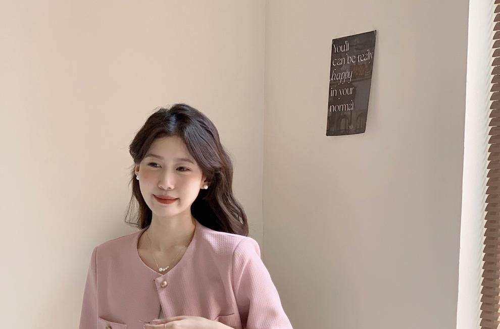 Áo Blazer Nữ Tay Ngắn Phong Cách Hàn Quốc chi tiết 7