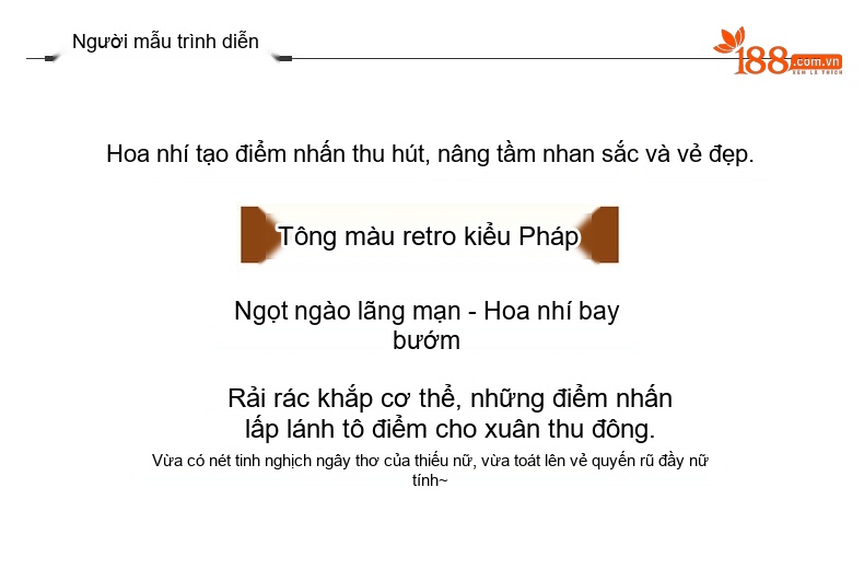 Váy Dài Tay dáng chữ A Họa Tiết Hoa Nhỏ Cổ Điển Thắt Eo Phong Cách Pháp chi tiết 6