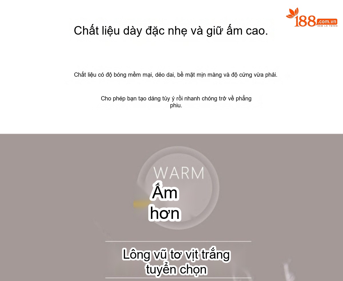 Áo Khoác Phao Nữ Ngắn Tay Bồng Phong Cách Cổ Điển Nhẹ Nhàng Màu Kem, Xanh chi tiết 3