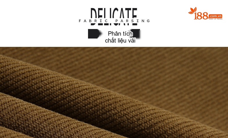 Áo Vest/Blazer Nam Nhung Tăm/Gân Hàn Quốc Form Dáng Ôm Màu Nâu, Đen chi tiết 3