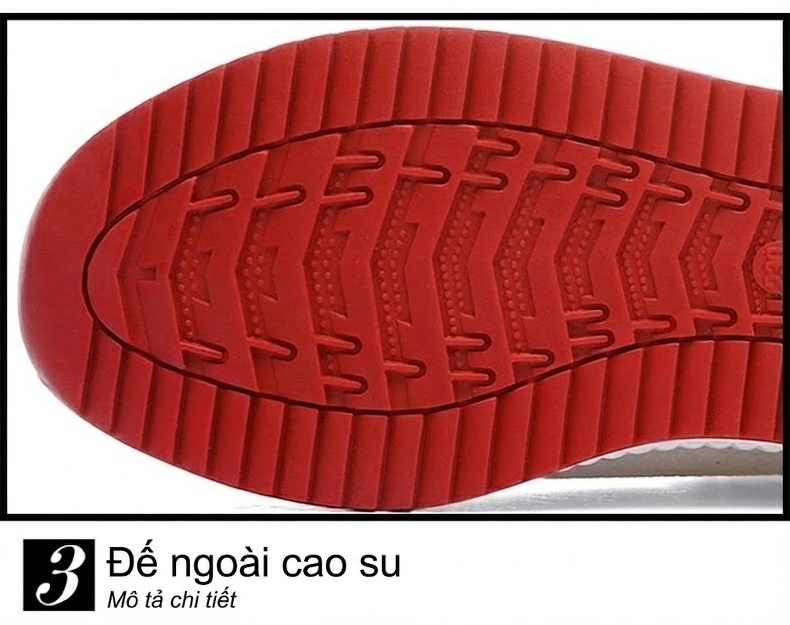 Giày Thể Thao Nữ Vải Lưới Thoáng Khí Chiều Cao Đế Khoảng 3cm Màu Trắng, Đen, Tím chi tiết 19