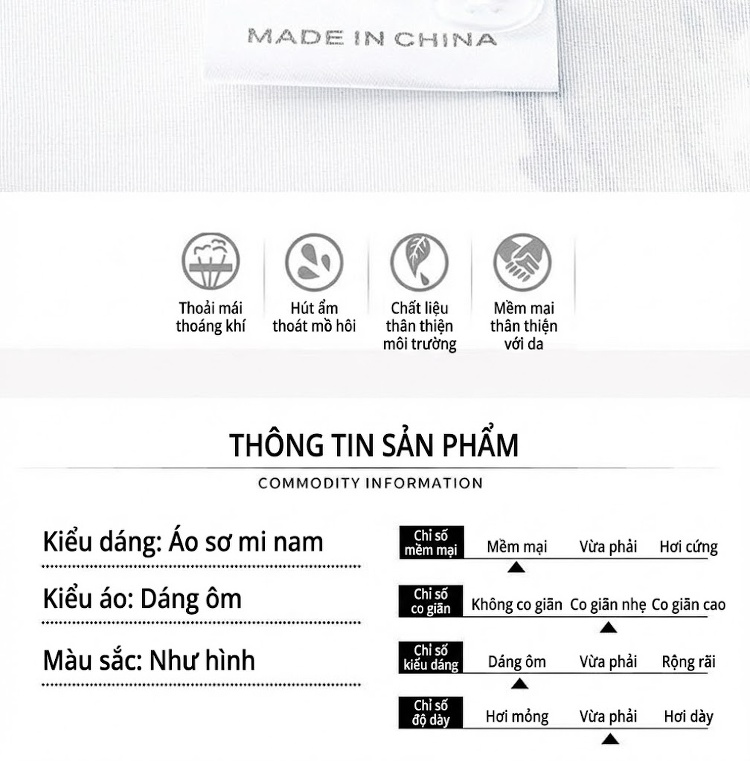 Áo Sơ Mi Dài Tay Nam In Họa Tiết Kỹ Thuật Số Chống Nhăn Thời Trang chi tiết 4