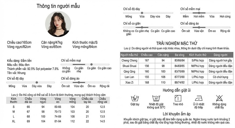 Đầm Ôm Body Nữ Tay Lưới Bồng Phong Cách Pháp Cổ Điển Màu Đen chi tiết 3