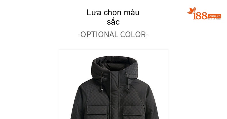 Áo Khoác Phao Nam Ngắn Tay Dài Có Mũ Trùm Đầu Thời Trang Giữ Ấm Phong Cách Trẻ Trung Màu Be, Đen, Xanh Olive chi tiết 12