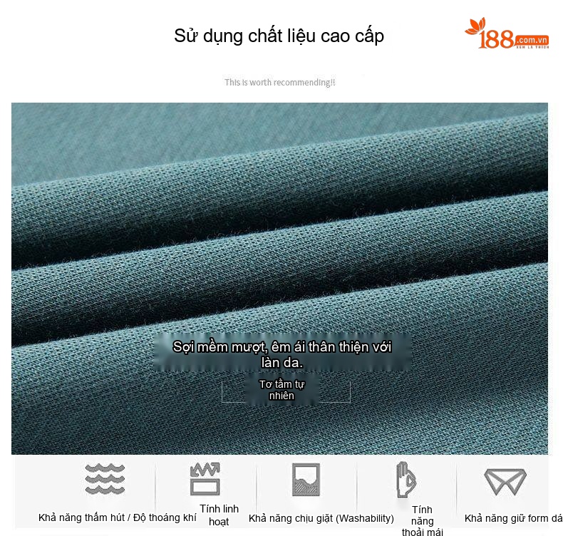 Áo Polo Nam Dài Tay Cao Cấp Kháng Khuẩn 5A Chất Liệu Cotton, Modal Màu Đen, Xanh Navy, Xanh... chi tiết 2