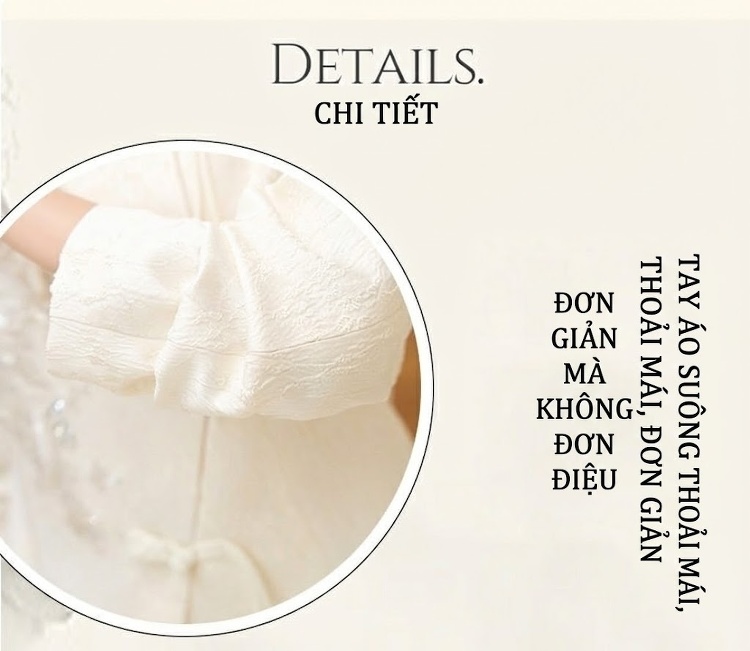 Set Áo và Chân Váy Mã Diện Nữ Phong Cách Trung Hoa Hiện Đại, Thiết Kế Sang Trọng Màu Kem chi tiết 6