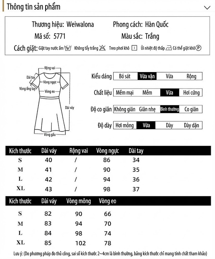 Set Áo Croptop Tay Phồng Cổ chữ Vuông và Chân Váy Đuôi Cá Midi Lưng Cao Phong Cách Quý Cô Màu Trắng chi tiết 5
